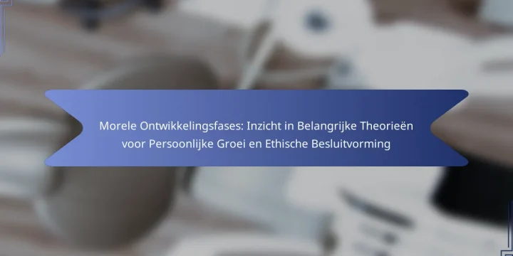Morele Ontwikkelingsfases: Inzicht in Belangrijke Theorieën voor Persoonlijke Groei en Ethische Besluitvorming