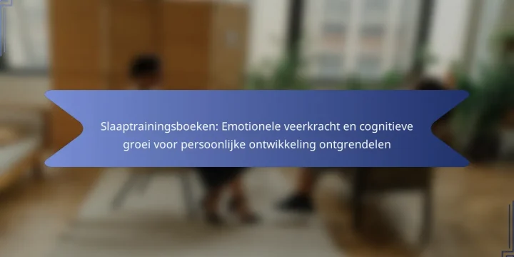 Slaaptrainingsboeken: Emotionele veerkracht en cognitieve groei voor persoonlijke ontwikkeling ontgrendelen