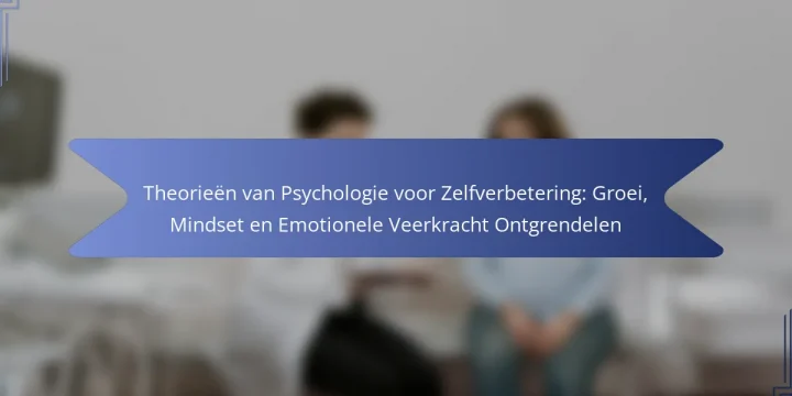 Theorieën van Psychologie voor Zelfverbetering: Groei, Mindset en Emotionele Veerkracht Ontgrendelen