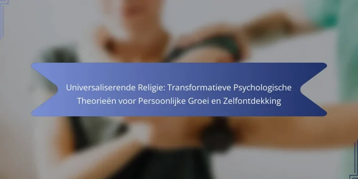 Universaliserende Religie: Transformatieve Psychologische Theorieën voor Persoonlijke Groei en Zelfontdekking