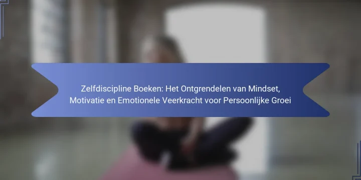 Zelfdiscipline Boeken: Het Ontgrendelen van Mindset, Motivatie en Emotionele Veerkracht voor Persoonlijke Groei